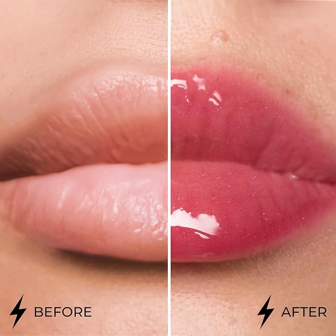 Lamel Dazzle Glow Crystal Clear Lip Gloss - Hydrating Lip Gloss - Non Sticky - Colored - Moisturizing - №407 Provocative