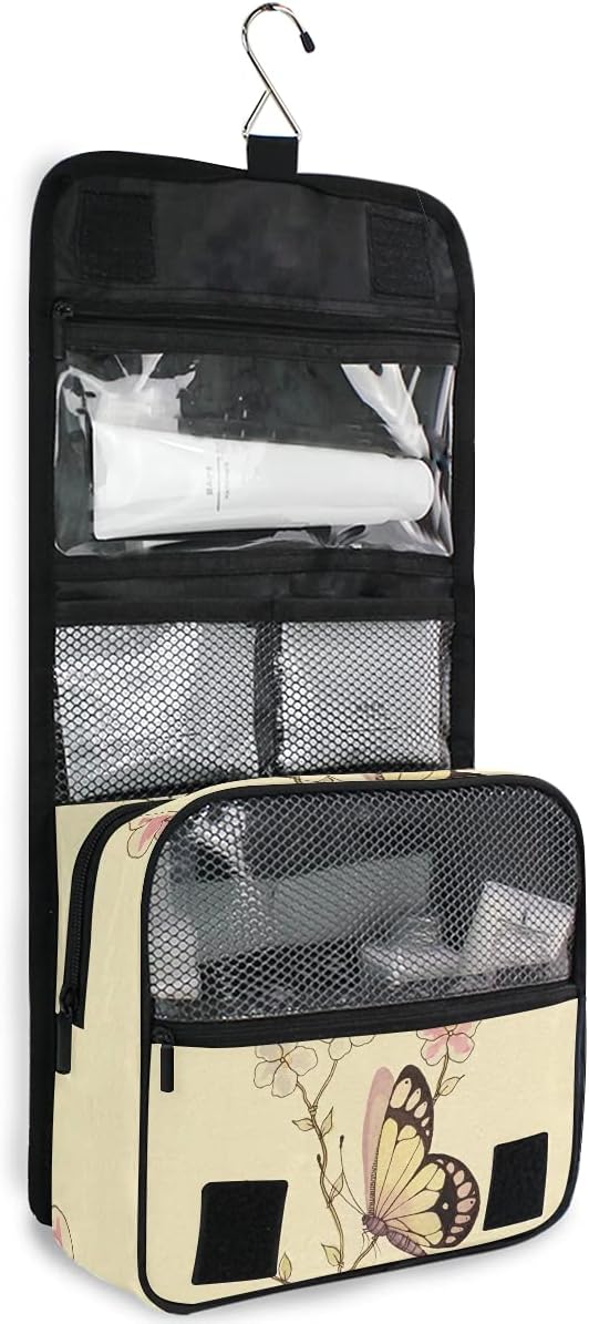 senya Hanging Travel Toiletry Bag Kit Makeup Case Cosmetics Organizer for Men Women