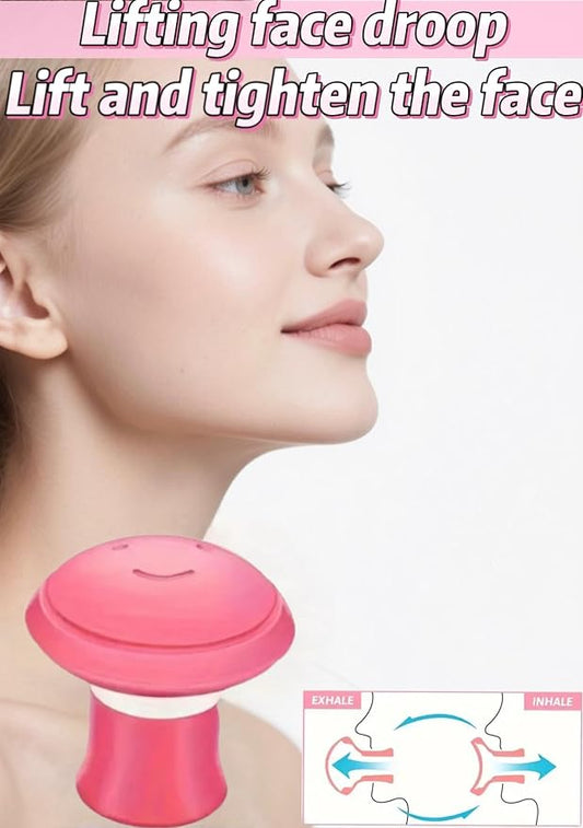 Jaw Exerciser,Double Chin Reducer,Facial Yoga for Skin Tighten Firm,Face Exerciser& Jawline Shaper, Jaw Trainer,Facial and Neck Exercise for Women and Men (One)