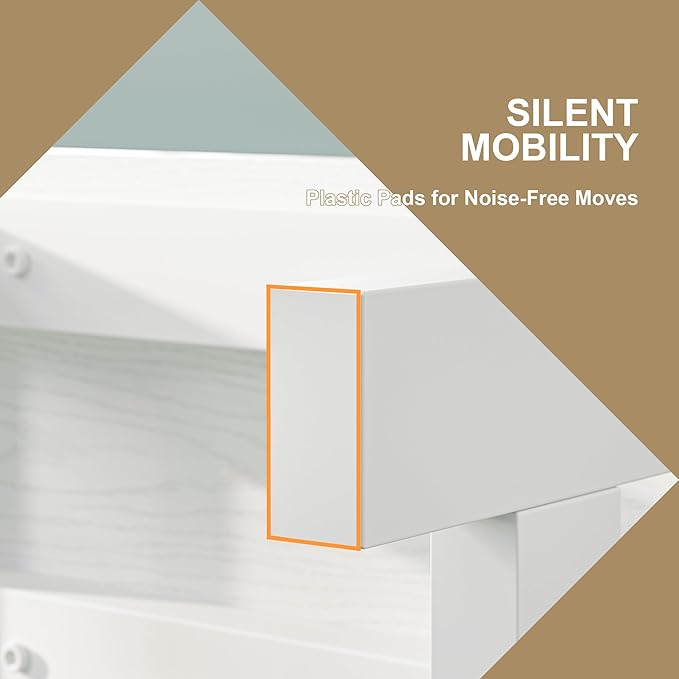 Kitchen Step Stool for Toddlers, [Thicker Tube Upgraded] Anti-Tip Toddler Tower with Safety Rail, Height Adjustable Helper for Kids, Learning Tower, Kids' Desk White Bigger