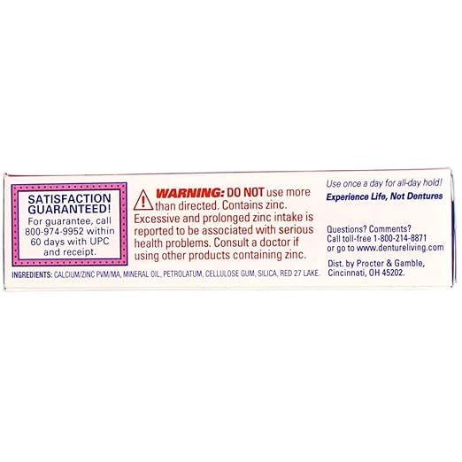 Fixodent Denture Adhesive Cream Original 1.40 oz (Pack of 2)
