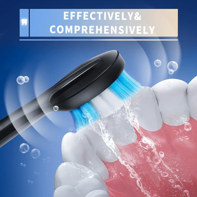 Electric Toothbrush with Water Flosser, 3 in 1 Electric Toothbrush with 4 Modes, Toothbrush and Water Flosser Combo for Adults, Water Flosser Portable for Travel and Home