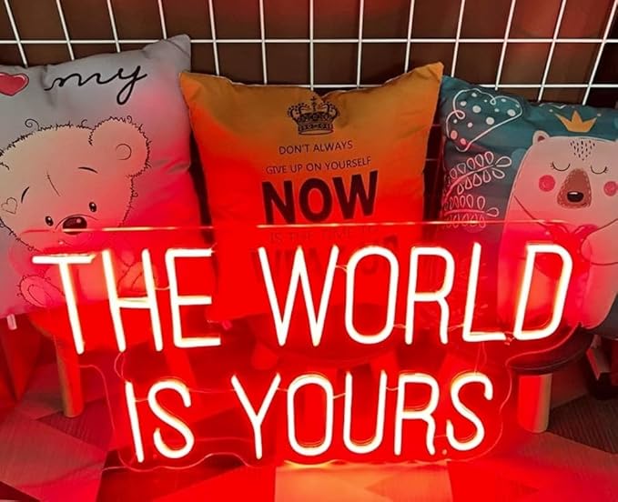 LED Neon Sign Night Light for Wall Party Décor Bedroom Room Bar Wedding Home Birthday Art Decoration Christmas with USB Chain Light modulator 5v 16.5"*9.1"