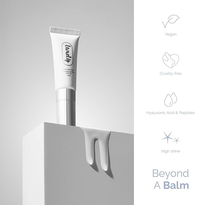 Tinted Lip Balm for Dry, Chapped Lips, Hydrating Vegan Lip Care with Sheer Color & Moisturizing Glow – Non-Sticky Nourishing Lip Treatment for Soft, Smooth Lips (Naturally Clear 10ml)