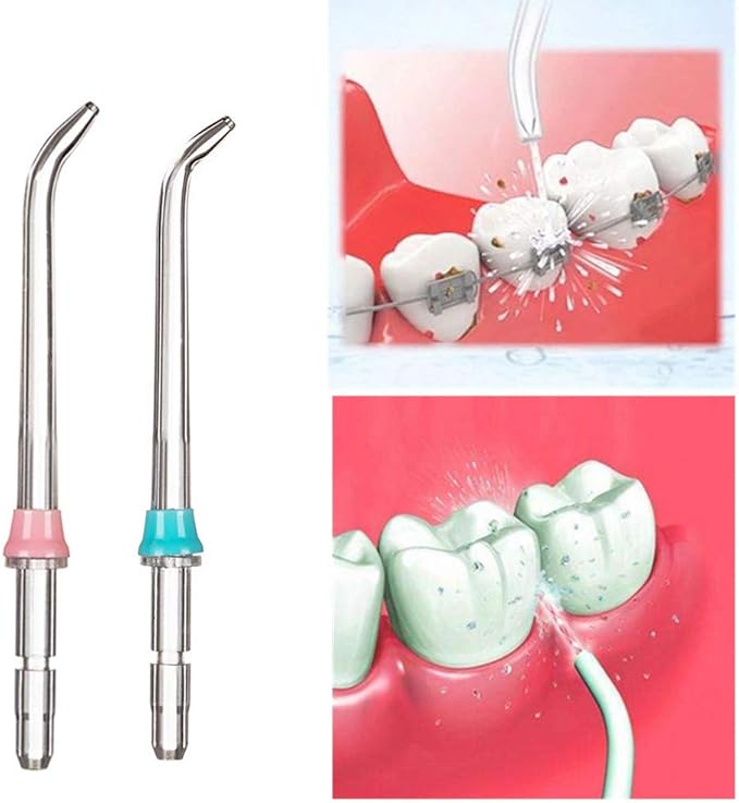 3 Pieces Replacement Heads Replacement Classic Jet Tips Dental Water Jet Nozzle Accessories for Water Flossers (Like WP-100)