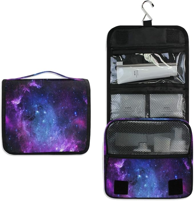 senya Hanging Travel Toiletry Bag Kit Makeup Case Cosmetics Organizer for Men Women