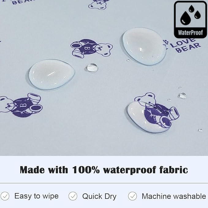 Full Coverage Waterproof Feeding Bib for Toddlers – Extra Long Apron Bib for Mealtime, Self-Feeding, High Chairn