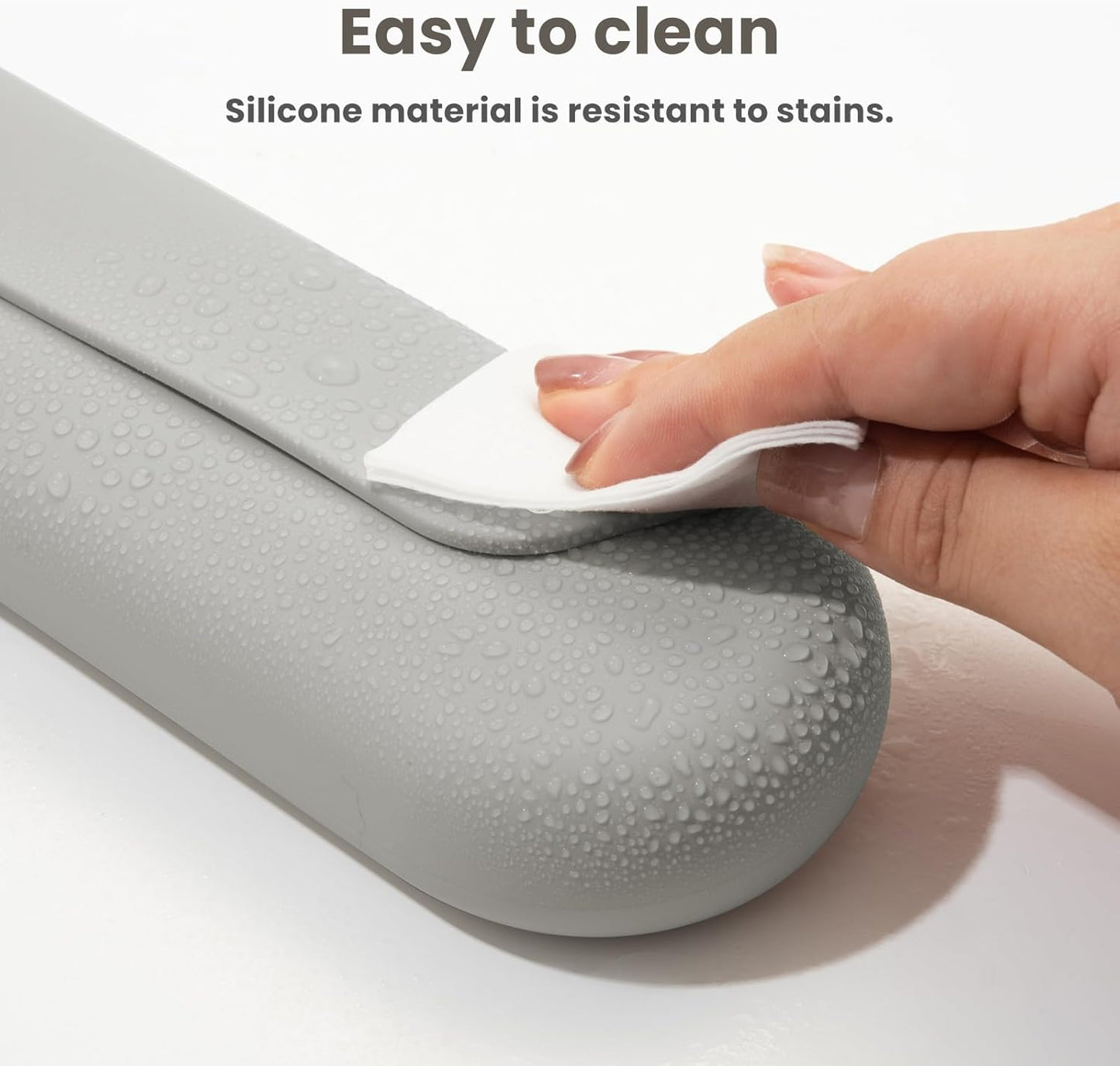 Silicone Electric Toothbrush Travel Cover, Toothbrush Travel Containers Bag Case for Men and Women,Keeps Toothbrush Fresh and Clean, Fits Most Manual and Electric Toothbrushes - Stone