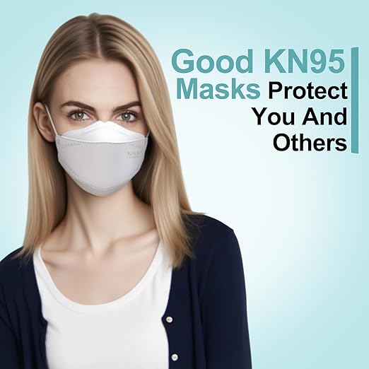 LEMENT KN95 Face Masks 50 Pack,Breathable Comfortable Disposable KN95 Mask For Adults