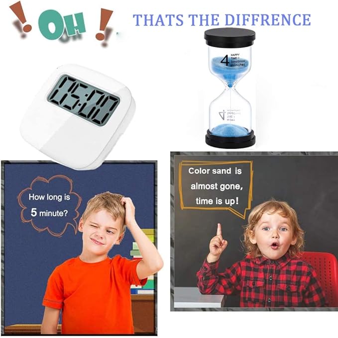 SuLiao Hourglass 4 Minute Sand Timer：Colorful Small Purple Sand Clock 4 Min, Plastic Hour Glass Sandglass for Kids, Games, Classroom, Kitchen, Decor