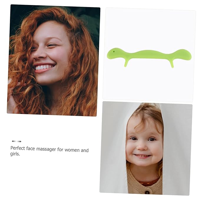 2pcs Silicone Lip Shaper Face Mouth Tightener for Training and Facial Muscle Exercise Mouth Exerciser for and Appearance Green