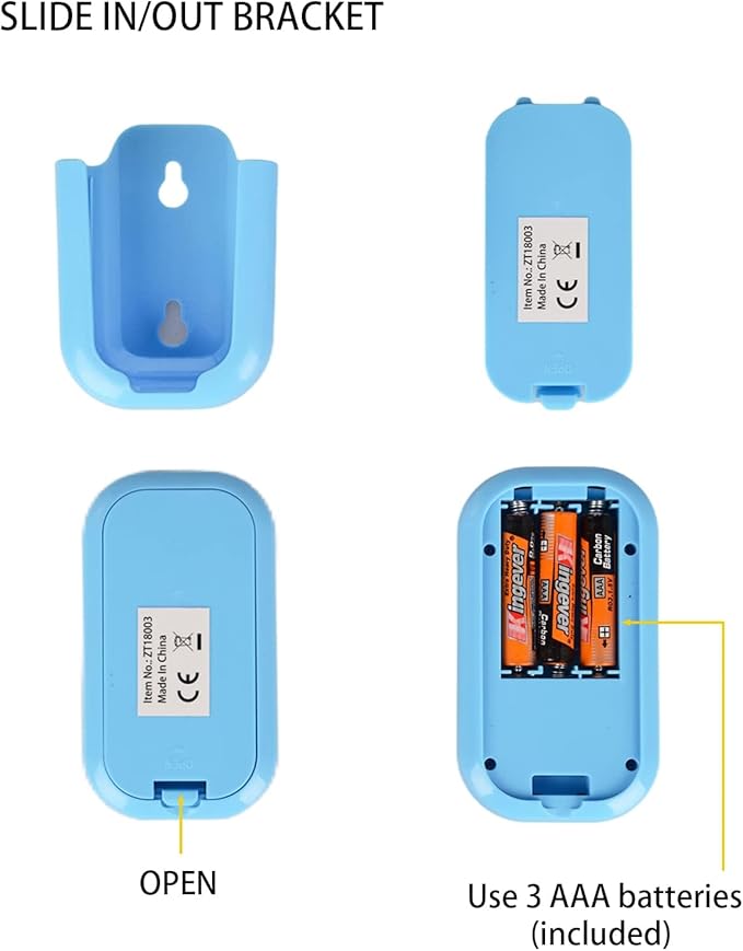 Timer for Kids,2 Minutes Teeth Brush Timers,20 Seconds Bathroom Hand Washing Timer, Color Indicator Light Stick on Bathroom Timer for Children Training Coach(Blue2)