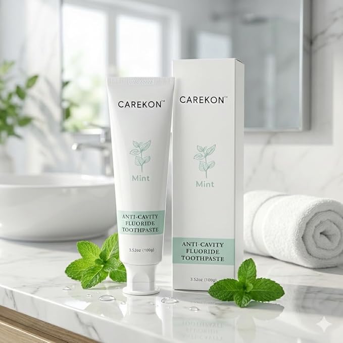 Fluoride Toothpaste with Hydroxyapatite for Sensitive Teeth, Cavity Reversal, Enamel Remineralization, Gum Repair, Travel Size, SLS Free, Mint Flavor, 1 x 3.52oz