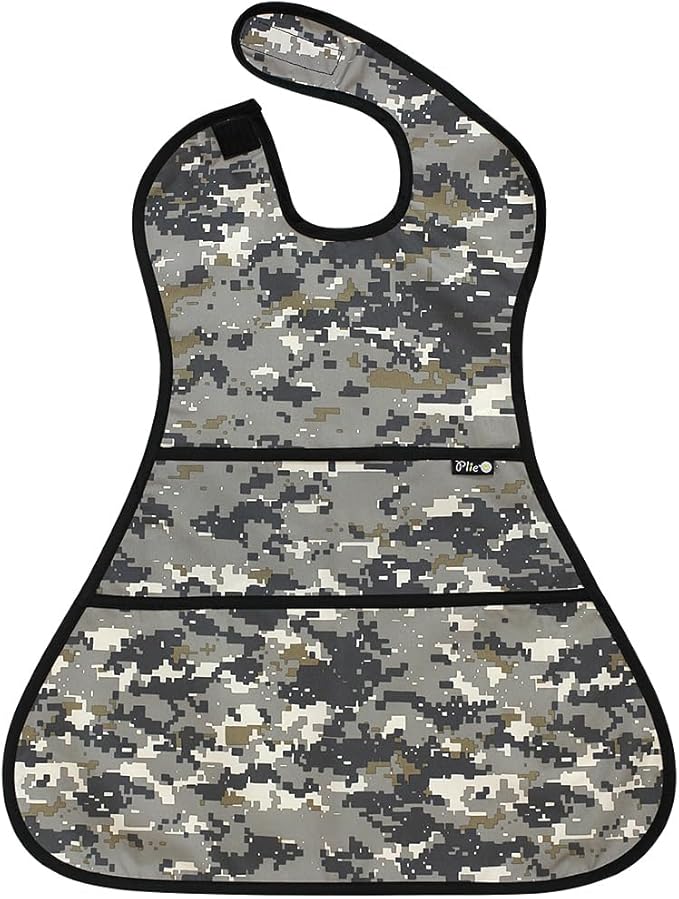 Full Coverage Waterproof Feeding Bib for Toddlers – Extra Long Apron Bib for Mealtime, Self-Feeding, High Chairn