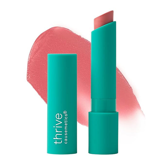 Thrive Causemetics Sheer Strength Soft Blur Lip Balm, Everyday Makeup Essential for Women, Lightweight & Creamy Lips Balm, Long Lasting Hydration, Vegan, Shade Cassandra (Blushed Rose)