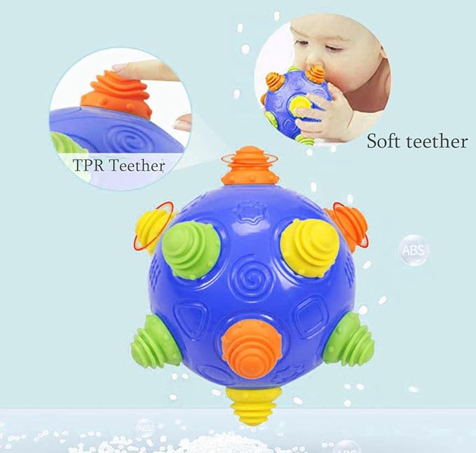 Toddler's Music Dancing Shake Ball - Move, Crawl, Bounce, Sensory Learning for Kids and Babies, Fun Gift for Both Boys and Girls