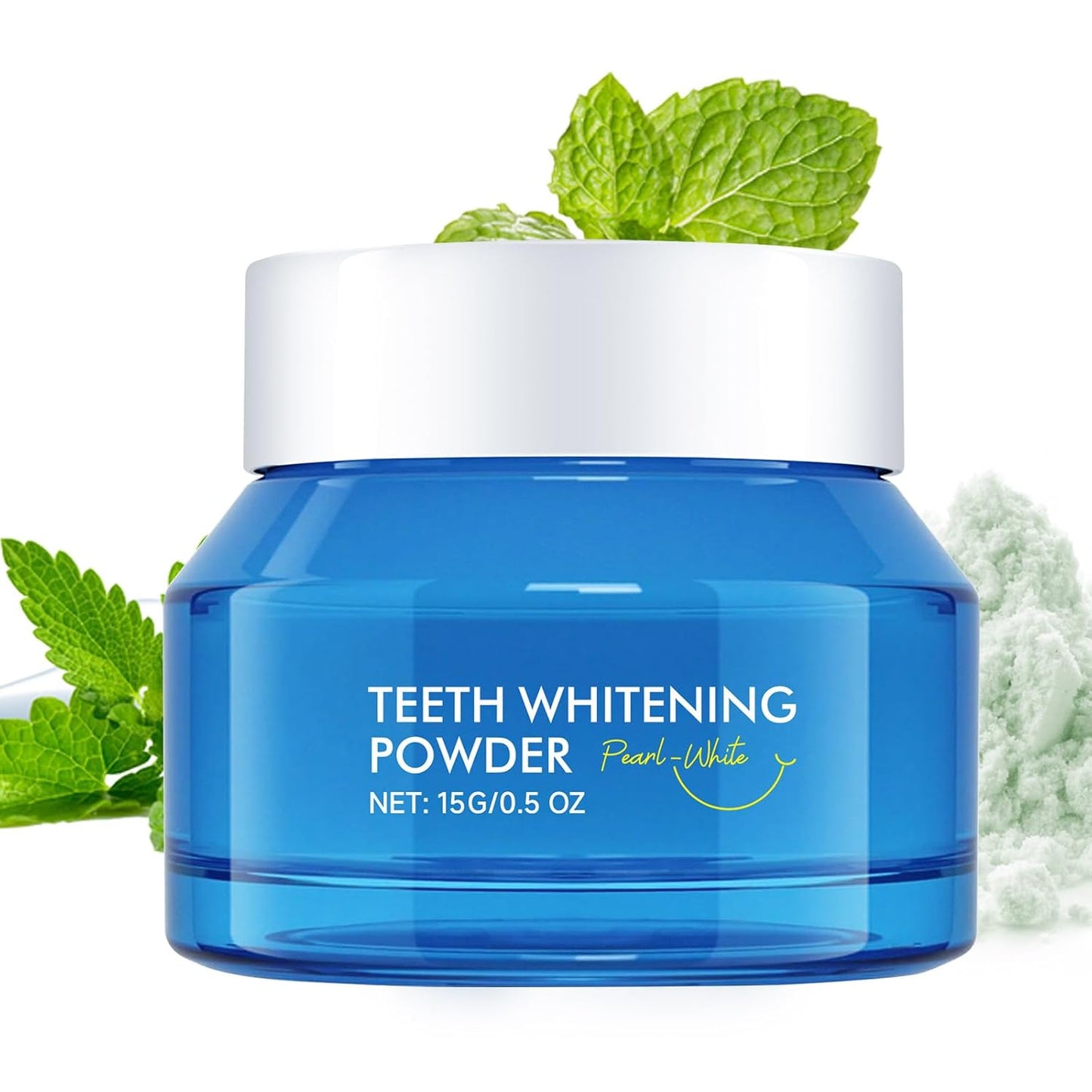 Teeth Whitening Powder, Advanced Whitens Teeth,Removes Stains, No Sensitivity, Toothpaste Power, Breath Freshener,Protects Enamel and Promotes Overall Oral Health, for Coffee, Tea and Tobacco Stains