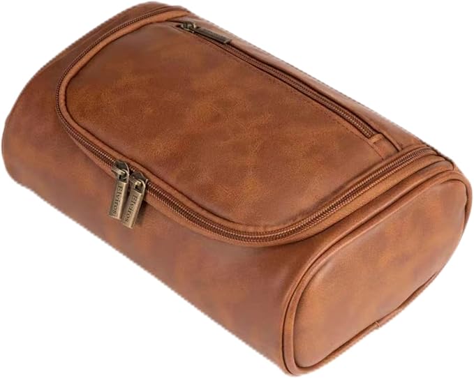 Personalized Small Toiletry Bag for Men,Minimalist Travel Toiletry Organizer Dopp Kit Water-resistant Shaving Bag for Toiletries Accessories,Ideal Chrismas Gifts For Men