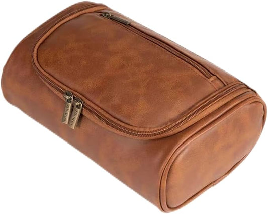 Personalized Small Toiletry Bag for Men,Minimalist Travel Toiletry Organizer Dopp Kit Water-resistant Shaving Bag for Toiletries Accessories,Ideal Chrismas Gifts For Men