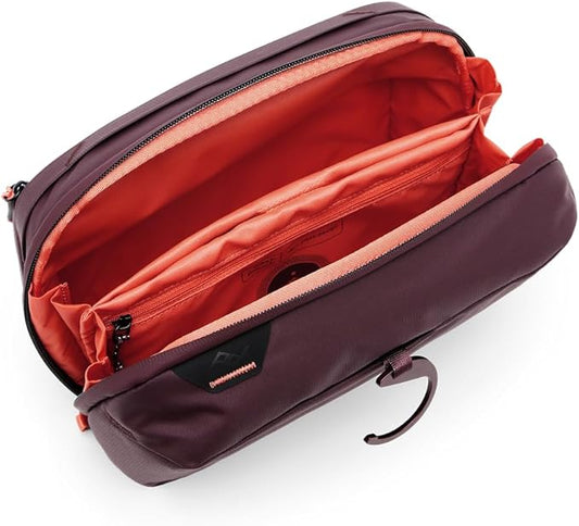 Peak Design Wash Pouch, Eclipse, Weatherproof Travel Toiletry Bag, Upright or Hanging Kit with Pockets, Magnetic Toothbrush Pocket, Wide UltraZip Opening, Toiletry Bag for Men and Women