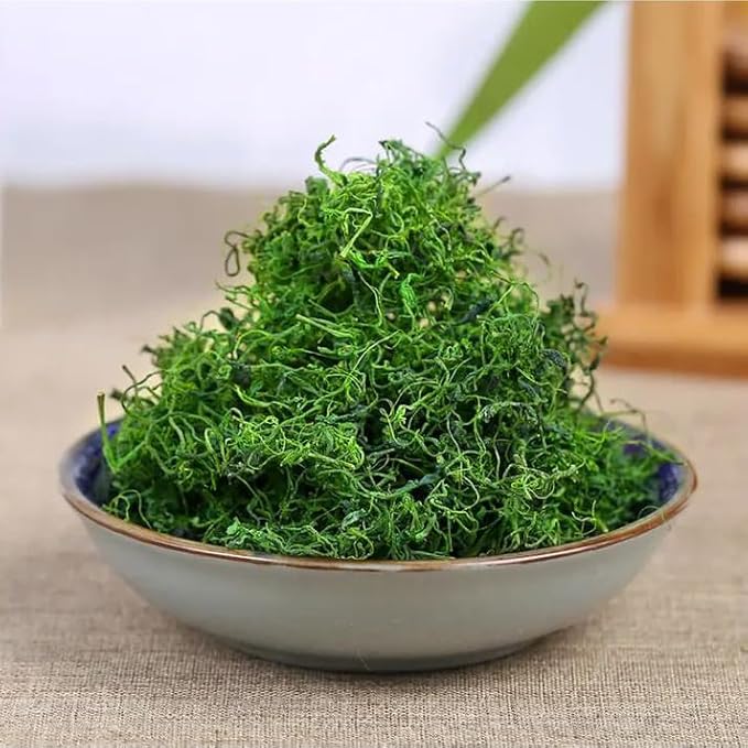 Gynostemma (Jiaogulan) Loose Leaf Tea 150g (5.3oz) – Premium Herbal Tea, Antioxidant & Wellness Support, 绞股蓝茶