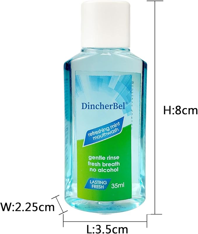 Mouthwash Travel Size, Portable Original Mint, 35ml/1.2oz (48 Pack)