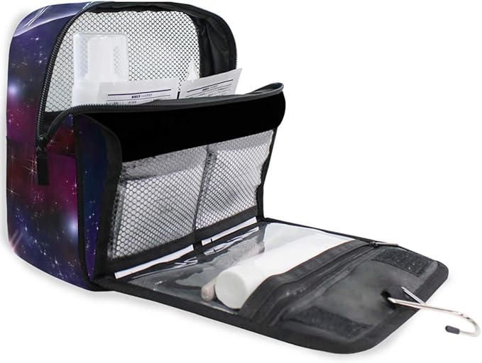 senya Hanging Travel Toiletry Bag Kit Makeup Case Cosmetics Organizer for Men Women
