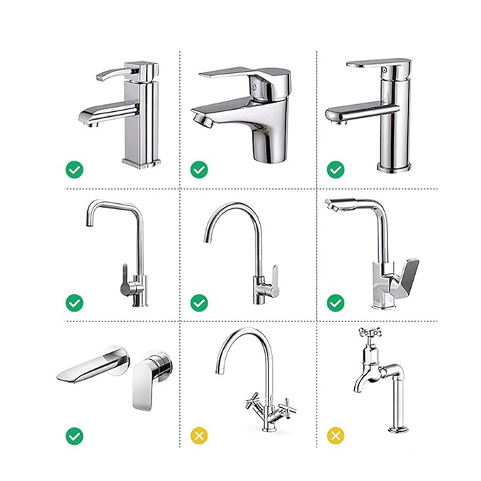 Drfeify Kids Faucet Handle Extender, 17cm Switch Extension, Universal Cartoon Animal Sink Handle Extender for Toddlers (Cream)