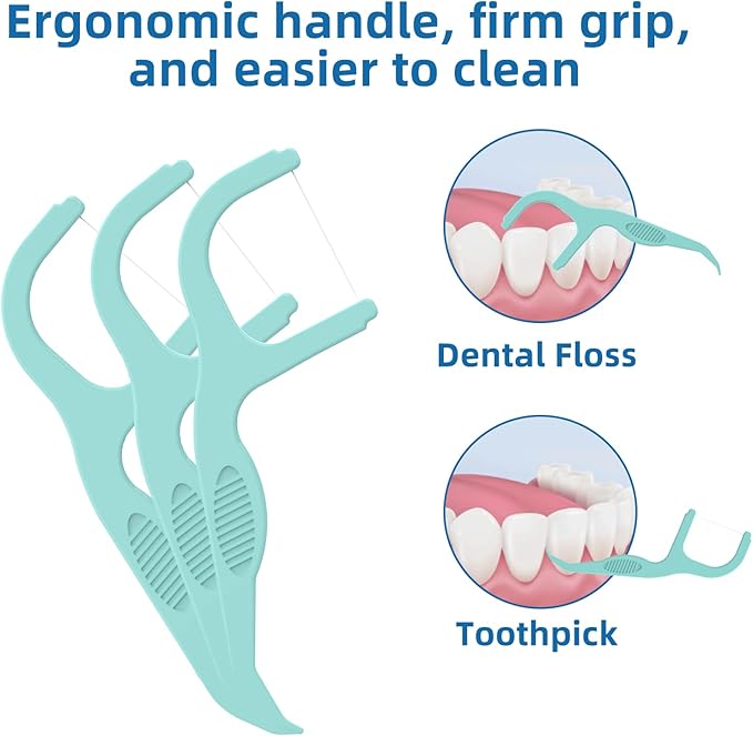 Professional Clean Flossers Extra Strong Flosser Pick, Fresh Mint, 150 Count