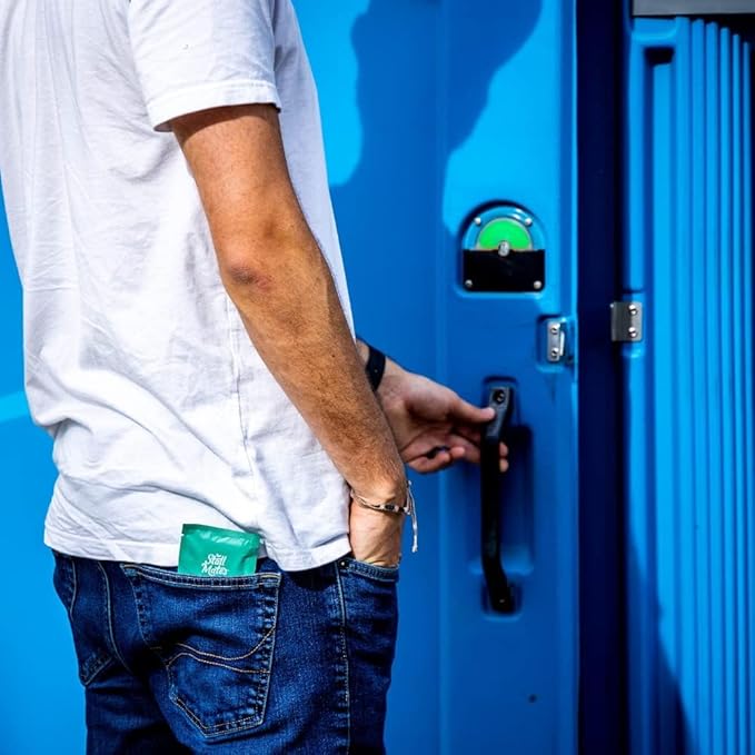 Stall Mates Wipes - Try Me Pack | Flushable Wipes | Individually Wrapped | Travel Friendly | Unscented with Vitamin-E & Aloe | (10 on-the-go singles)