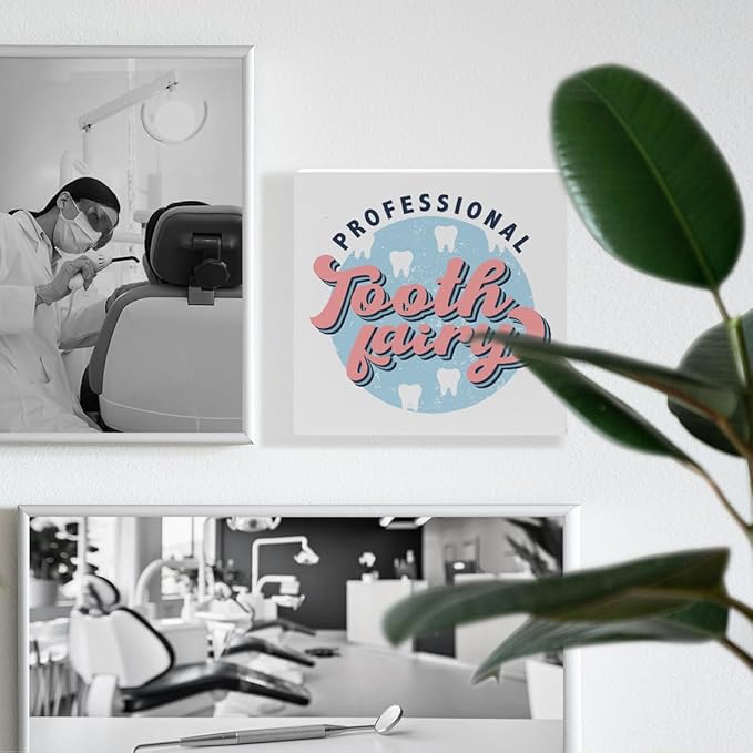 Dentist Gifts for Women Men Doctor, Gifts for Dentists Dental Assistant Student, Dental School Graduation Hygienist Gifts, Dental Decorations for Office Room Desk, Dental Office Decor, Tooth Fairy