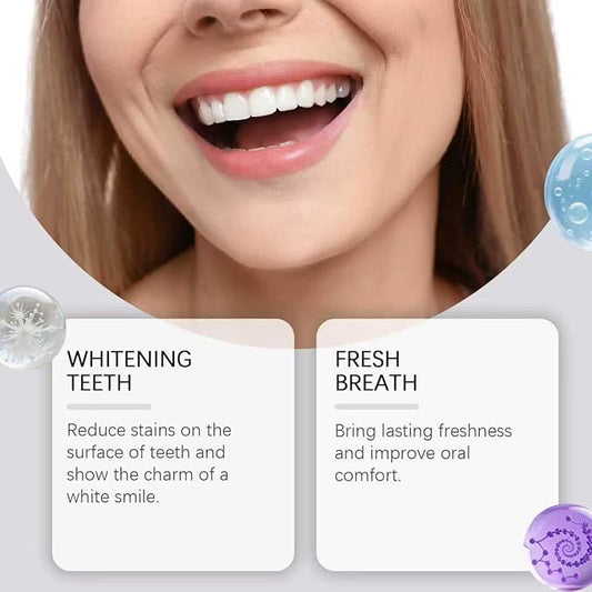 Teeth Whitening Powder with Hydroxyapatite & Niacinamide, R5X Purple Color Corrector for Instant, Enamel Repair & Remineralization, 30g