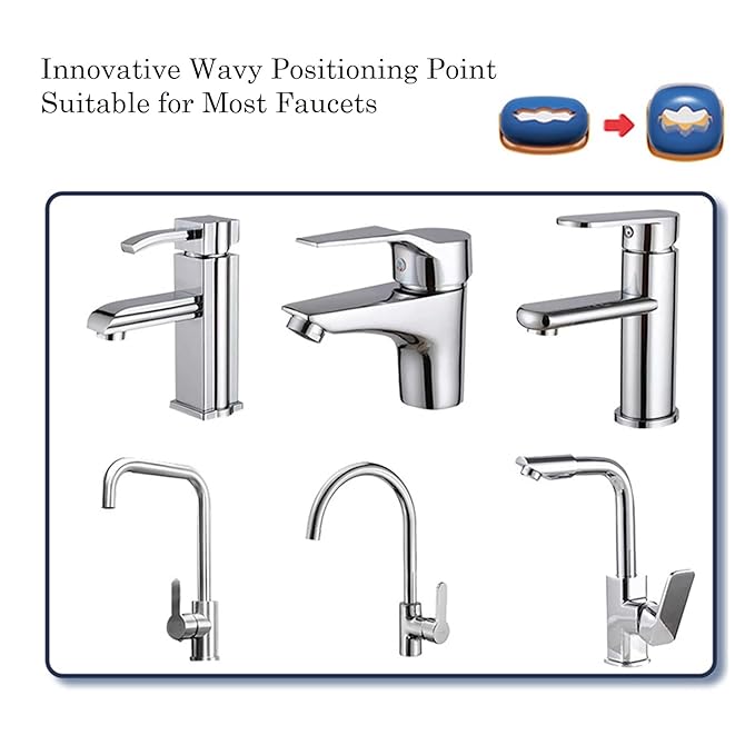 Faucet Handle Extender Set, Faucet Extender for Kids Child Sink Extender Kids Hand Wash Helper Faucet Extender for Bathroom Sink-Blue Yellow