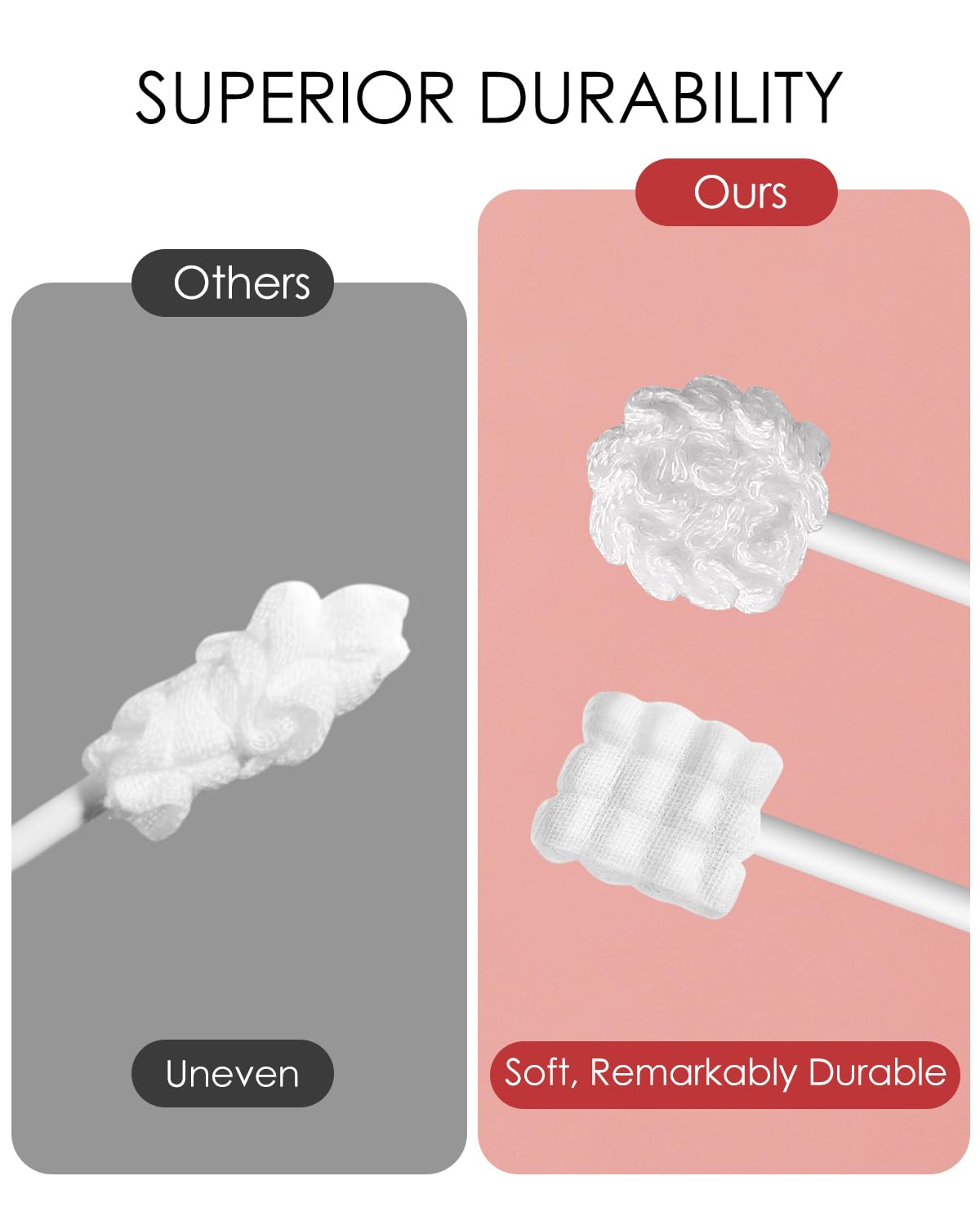 dearlomum Upgraded 32PCS Baby Tongue Cleaner, Disposable Newborn Toothbrush & Oral Cleaning Stick, Gauze Gum Cleaner for Infant Dental Care, 0–36 Months Baby Mouth Wipes