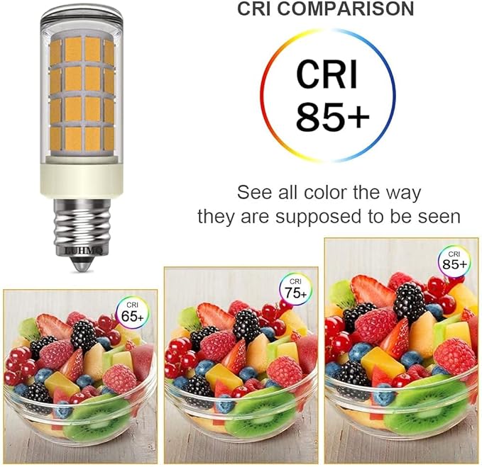 LED Bulbs 3 Pack Makeup Mirror Bulb Replacement for Cosmetic Vanity Makeup Mirror with Single Double Sided Lighted Magnification, Equivalent to 35W Incandescent Bulb 350LM AC120V (Warm White 3000K)