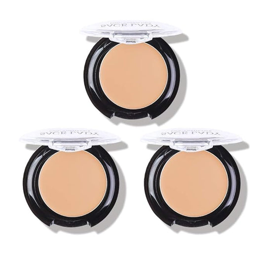 3 Pack Full Coverage Concealer Cream Makeup, Waterproof Matte Smooth Concealer Corrector for Dark Spot Under Eye Circles/Blemishes (3×5g/0.18Oz, #30 Light Natural)