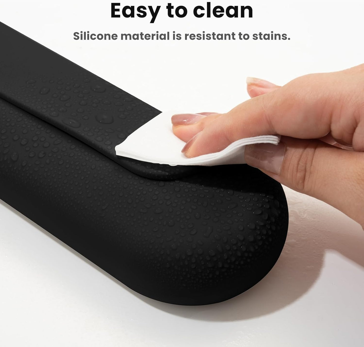 Silicone Electric Toothbrush Travel Case, Manual Toothbrush Travel Cover for Men and Women,Toothbrush Holder for Travel,Gym and More, Fits Most Manual and Electric Toothbrushes - Black