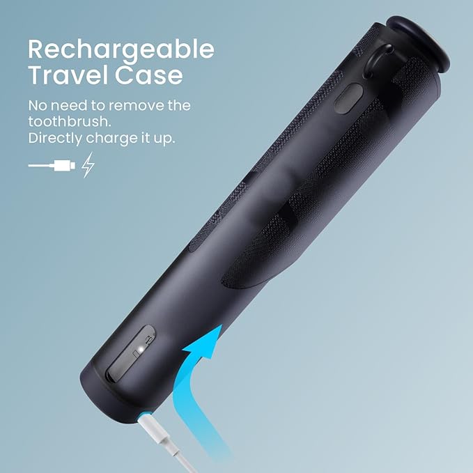 CoolSmile Charging Travel Case Compatible with Philips Sonicare Electric Toothbrushes, Fits Philip Sonicare 1100/3100/ 4100/4300/ 4500/5100/ 5300/6000/ 6100/6300/ 7000 series, Blue