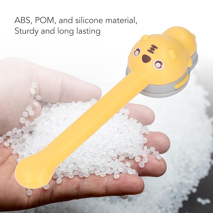 Kids Faucet Handle Extender, 17cm Switch Extension, Universal Cartoon Animal Sink Handle Extender for Toddlers (Locke Yellow)