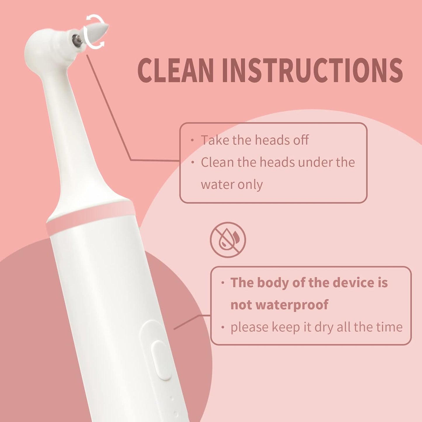 Water flosser Cordless for Teeth, 4 Modes Dental Oral Irrigator, 100ML Portable IPX7 Waterproof Water Teeth Cleaner, 8 Jet Tips for Home&Travel