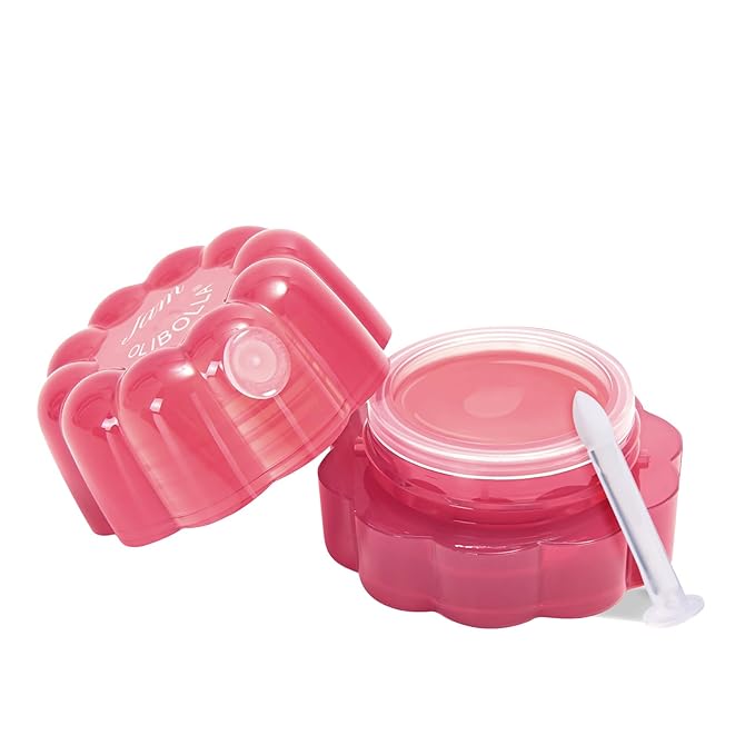 Lip Jam Pudding Pot - Multi-Use for Lips & Cheeks, Plumping & Non-Sticky Lip Gloss, Glossy Finish, All-Day Wear, Non-Drying & Blendable Formula, Natural Lip Tint and Cream Blush (0.12 fl.oz)