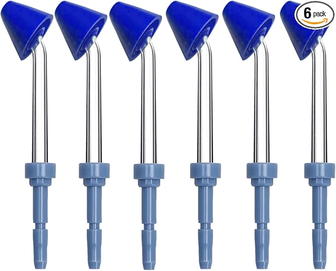 Nose Washing Compatible with Waterpik Oral irrigator WP-100 WP-450 WP-250 WP-300 WP-660 WP-900 (6-Pack)