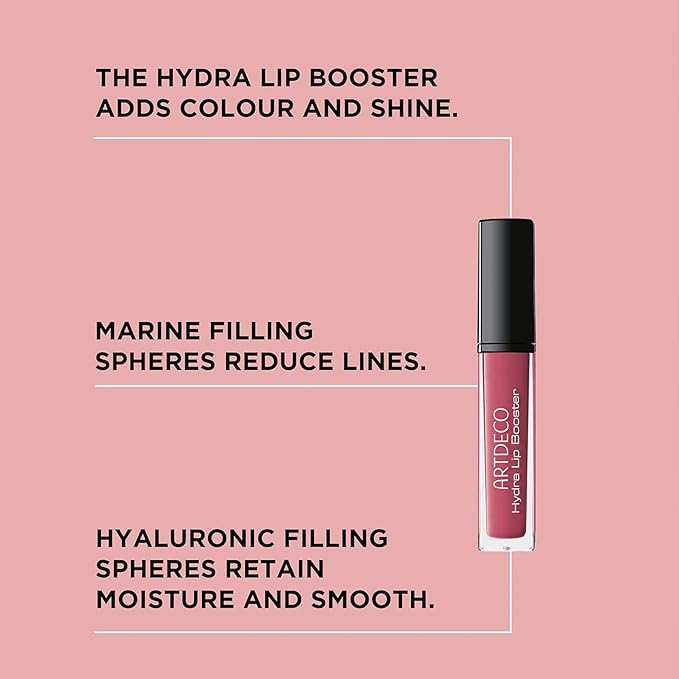ARTDECO Hydra Lip Booster - Translucent Cryptal Bud - Hydrating Lip Gloss - Boosting Effect - Hint of Color & Beautiful Shine - Non-Sticky Finish - Lip Care - Lip Oil - Makeup - Hyaluron - 0.21 Fl Oz