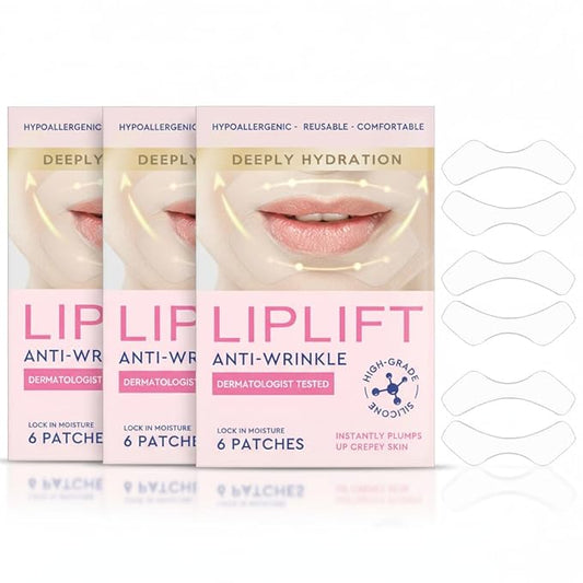 Josera Anti Wrinkle Patches for Lip, Smile Line Patches, Overnight Smoothing Anti-Wrinkle Face Patches for Smile Line & Lip Area, 18 Pcs