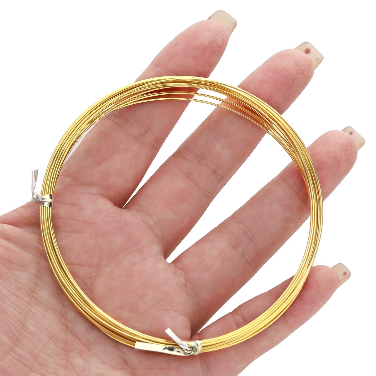 14K Gold Plated Wire 0.7mm 5 Meters Bead Cord for Bracelet Necklace Charm Beading Jewelry Making Findings