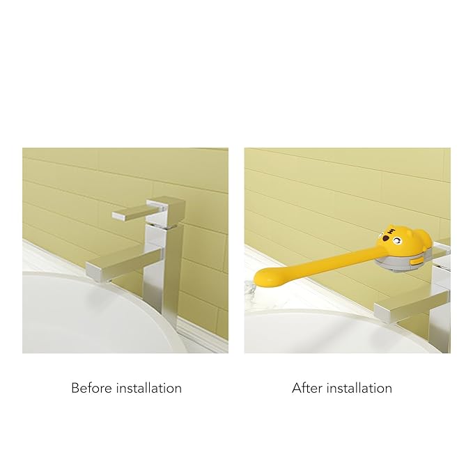Faucet Extender Sink Handle Extender for Toddlers Kids, Universal Children Cartoon Faucet Extender, Faucet Handle Extender Faucet Extension Attachment Bathroom Sink Accessories