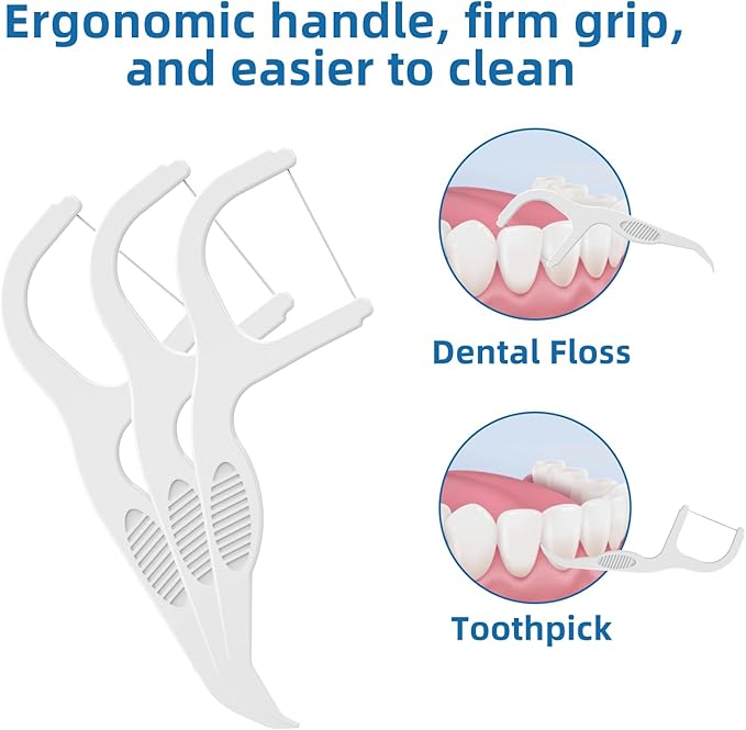 Professional Clean Flossers, Toothpick, Extra Strong Floss Picks, 150 Count (Unflavored)