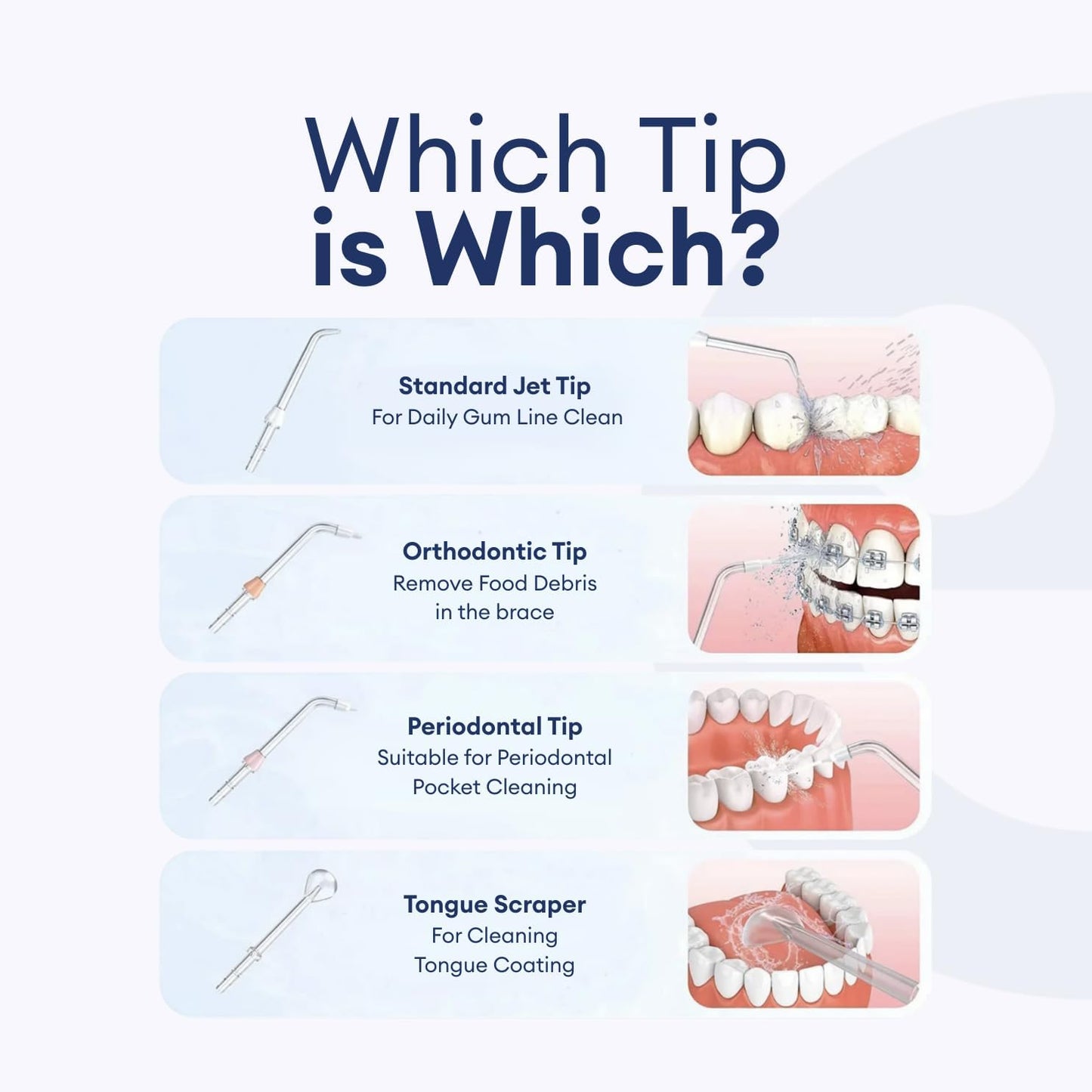 Cheeky Cordless Water Flosser with 5 Floss Heads, 5 Pressure Modes, and Rechargeable Battery, 300 mL Water Tank, Deep Tooth and Gum Cleaning