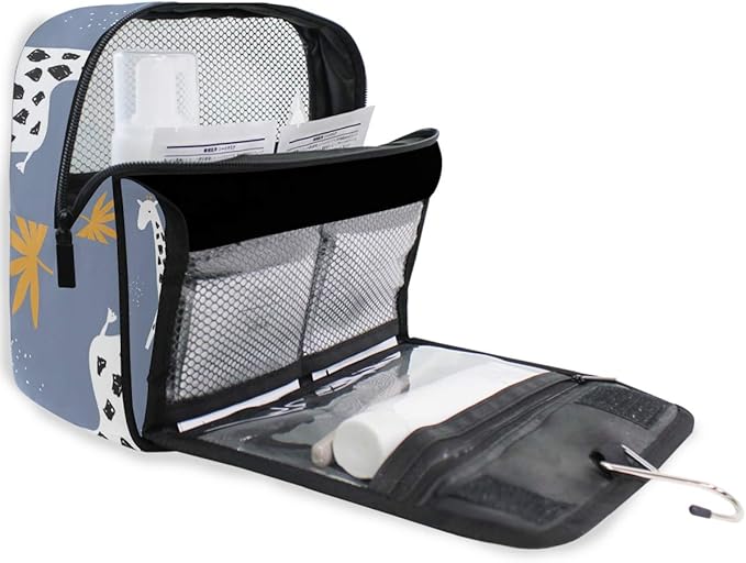 senya Hanging Travel Toiletry Bag Kit Makeup Case Cosmetics Organizer for Men Women