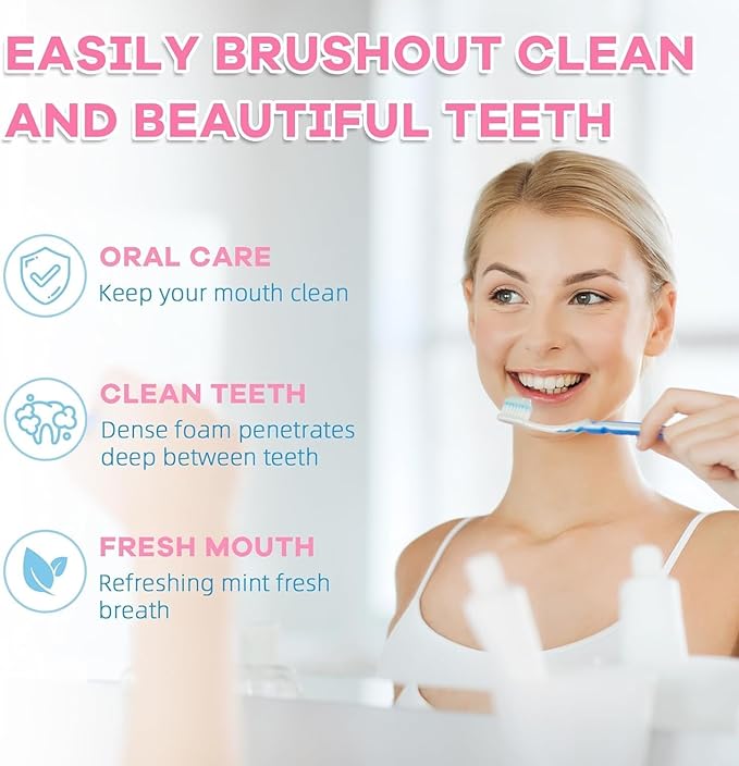 Niacinamide Whitening Toothpaste, Niacinamide Toothpaste with Natural Gentle Care Deep Stain Removal Clean, It Has a Powerful Effect of Whitening Teeth (2PC)